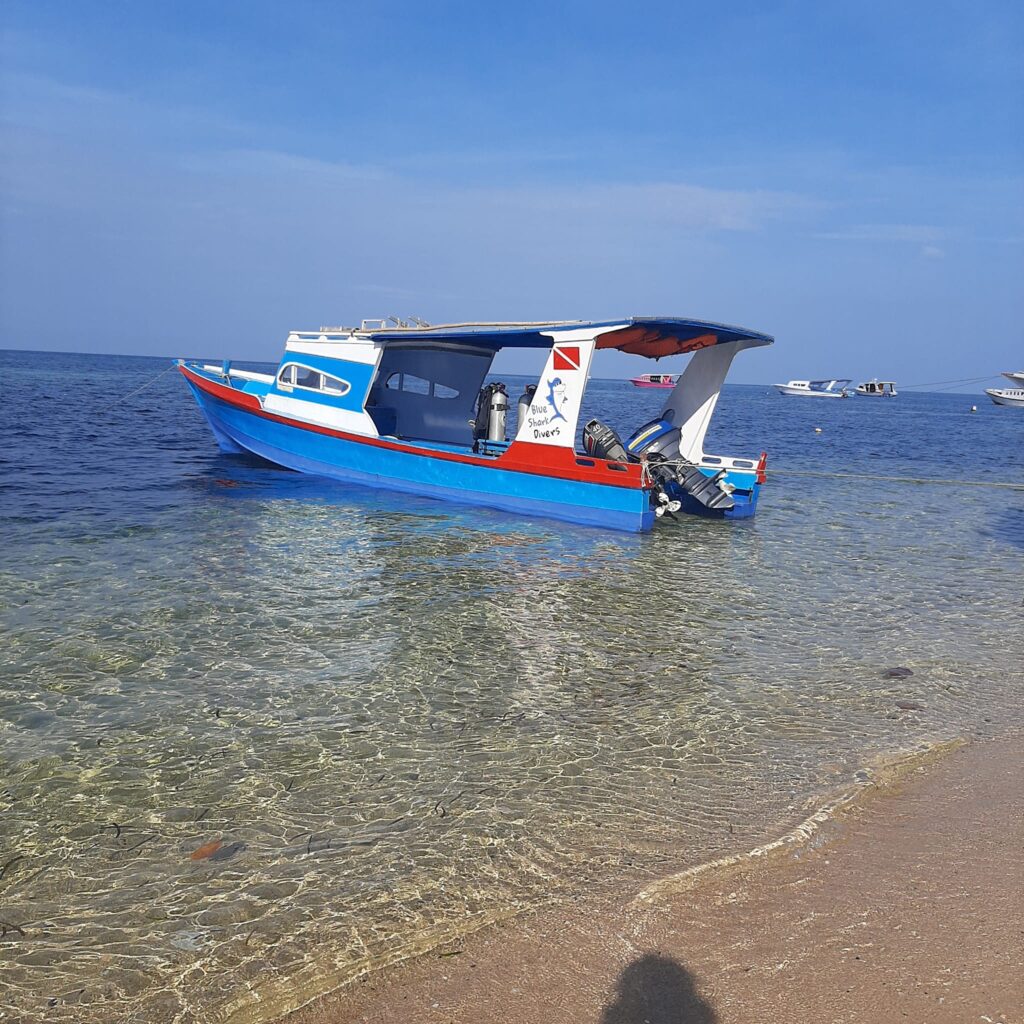 Typical Diving Boat in Bunaken National Park